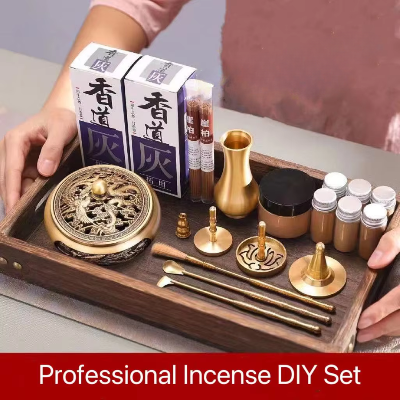 DIY Brass Incense Making Kit – Complete Zen Tool Set for Beginners and Masters
