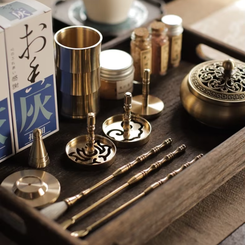 DIY Brass Incense Making Kit – Complete Zen Tool Set for Beginners and Masters