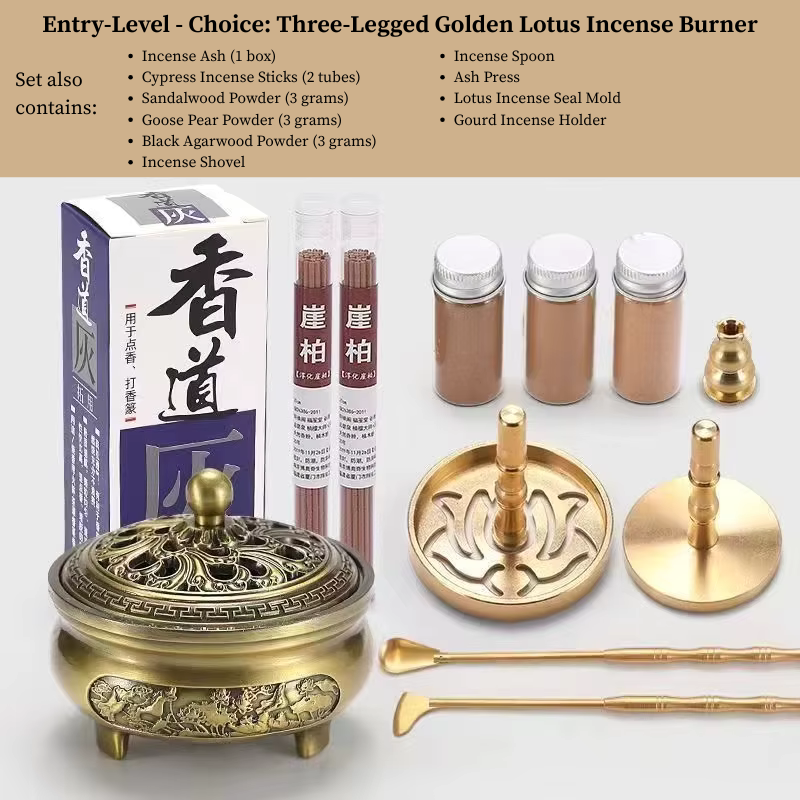 DIY Brass Incense Making Kit – Complete Zen Tool Set for Beginners and Masters