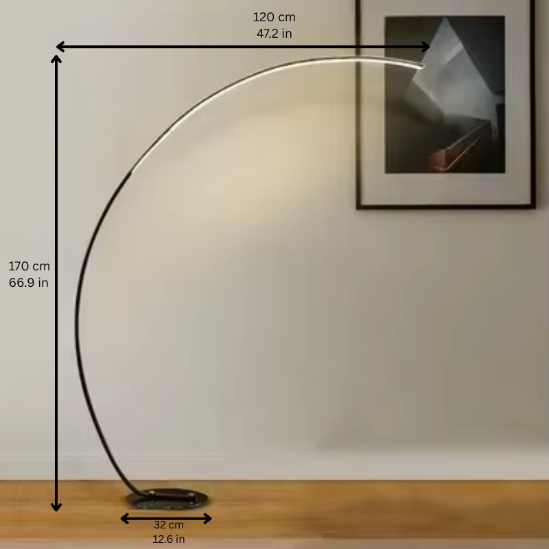 Arc-Shaped Nordic LED Floor Lamp