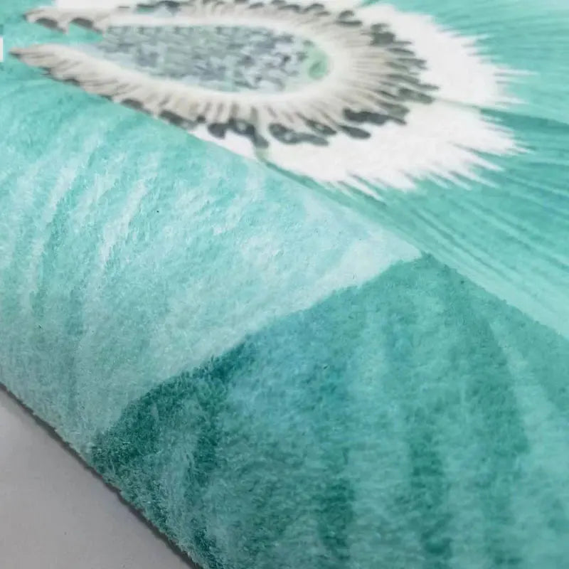 Fluffy Flower Shaped Rug with Non-Slip Backing for Bedroom or Living Room