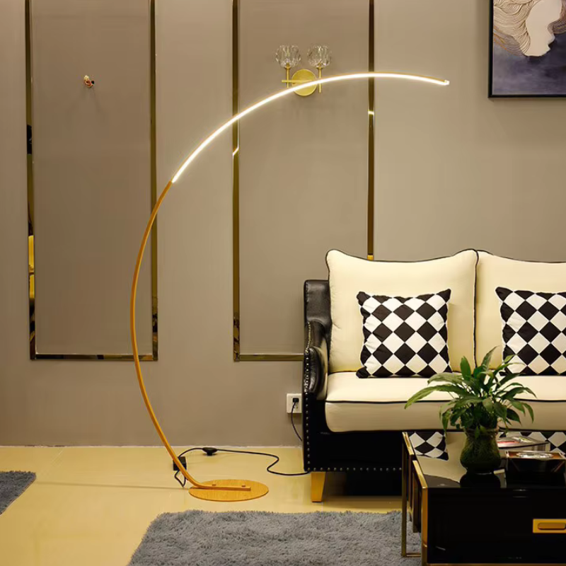 Arc-Shaped Nordic LED Floor Lamp