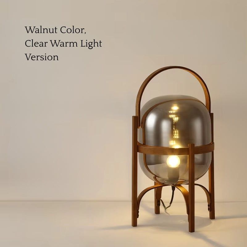 Simple Wood Lamp – Warm Ambient Light for Bedroom or Living Room