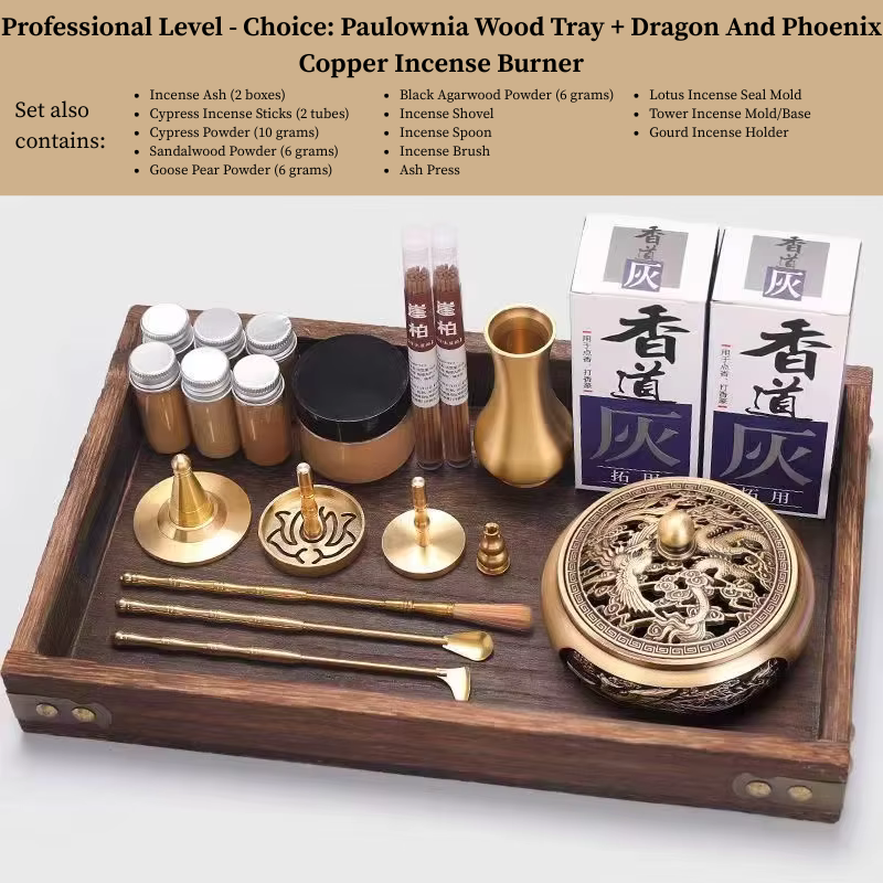 DIY Brass Incense Making Kit – Complete Zen Tool Set for Beginners and Masters