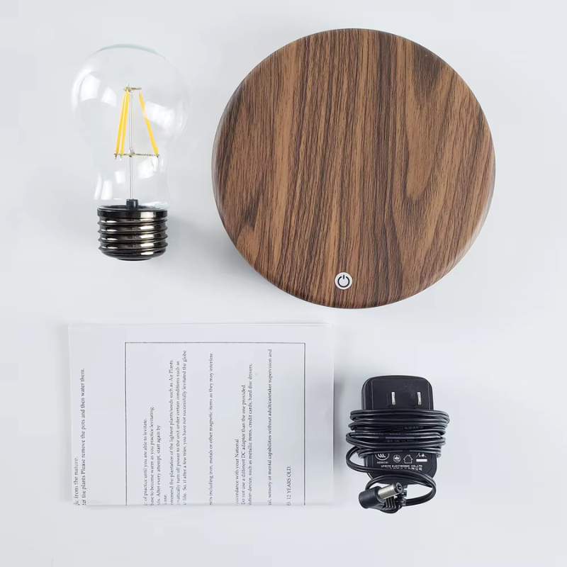 Magnetic Floating Light Bulb Lamp with Touch Control