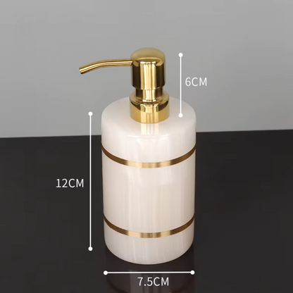 Luxury White Onyx Marble Bathroom Accessories – Mix and Match