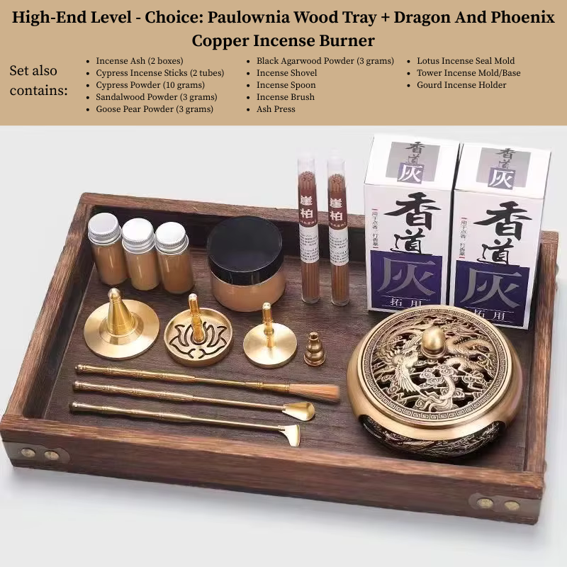 DIY Brass Incense Making Kit – Complete Zen Tool Set for Beginners and Masters