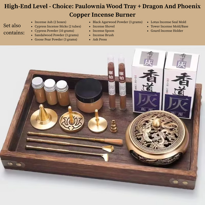 DIY Brass Incense Making Kit – Complete Zen Tool Set for Beginners and Masters