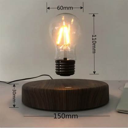 Magnetic Floating Light Bulb Lamp with Touch Control