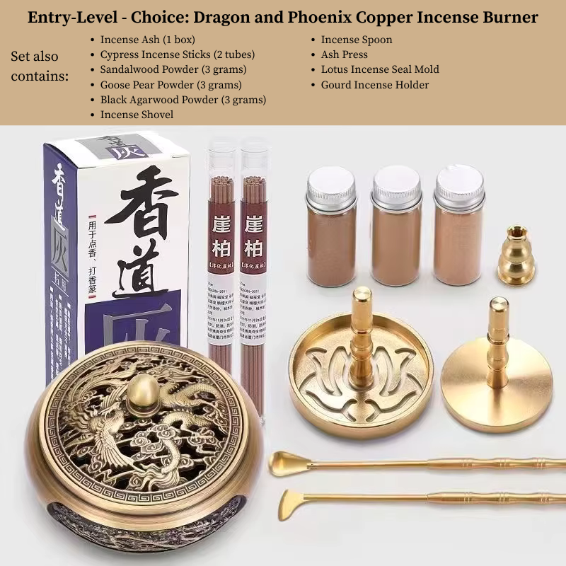 DIY Brass Incense Making Kit – Complete Zen Tool Set for Beginners and Masters