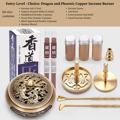 DIY Brass Incense Making Kit – Complete Zen Tool Set for Beginners and Masters