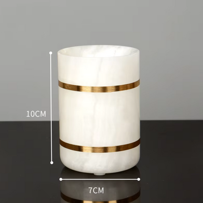 Luxury White Onyx Marble Bathroom Accessories – Mix and Match