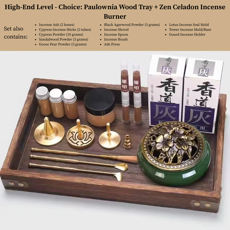 DIY Brass Incense Making Kit – Complete Zen Tool Set for Beginners and Masters
