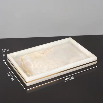 Luxury White Onyx Marble Bathroom Accessories – Mix and Match