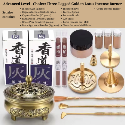 DIY Brass Incense Making Kit – Complete Zen Tool Set for Beginners and Masters