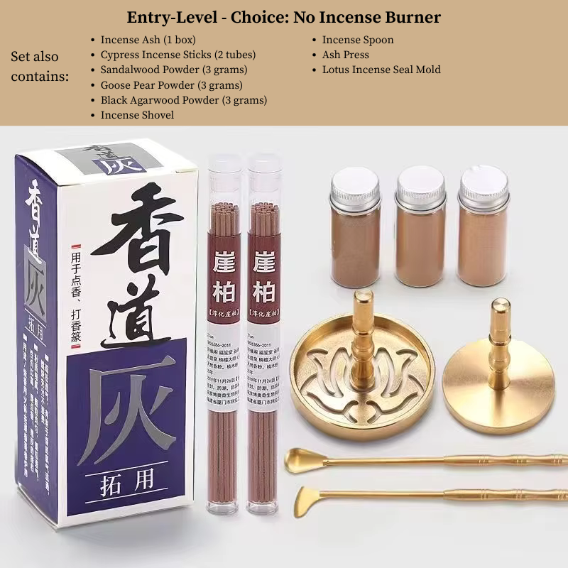 DIY Brass Incense Making Kit – Complete Zen Tool Set for Beginners and Masters