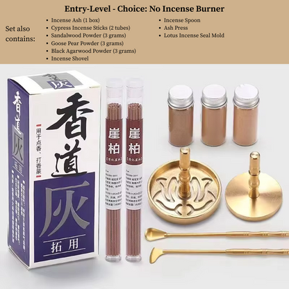 DIY Brass Incense Making Kit – Complete Zen Tool Set for Beginners and Masters