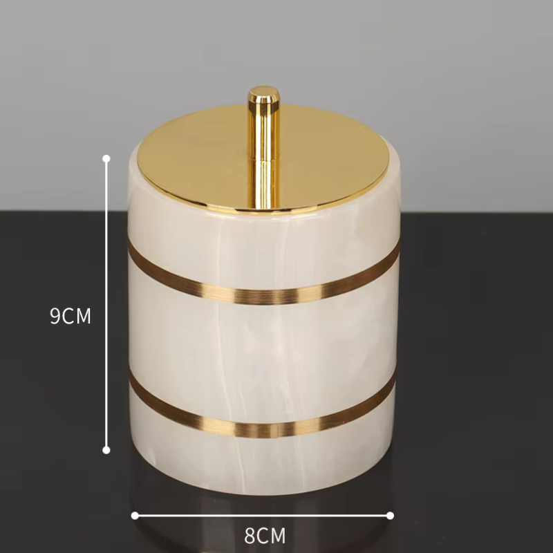 Luxury White Onyx Marble Bathroom Accessories – Mix and Match