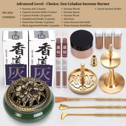DIY Brass Incense Making Kit – Complete Zen Tool Set for Beginners and Masters