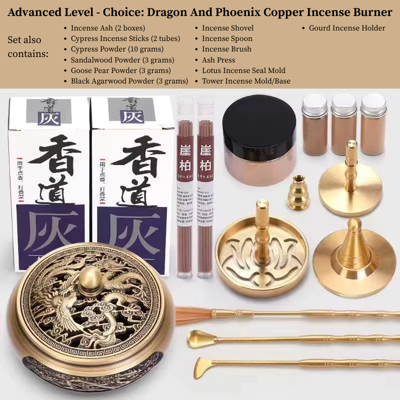 DIY Brass Incense Making Kit – Complete Zen Tool Set for Beginners and Masters